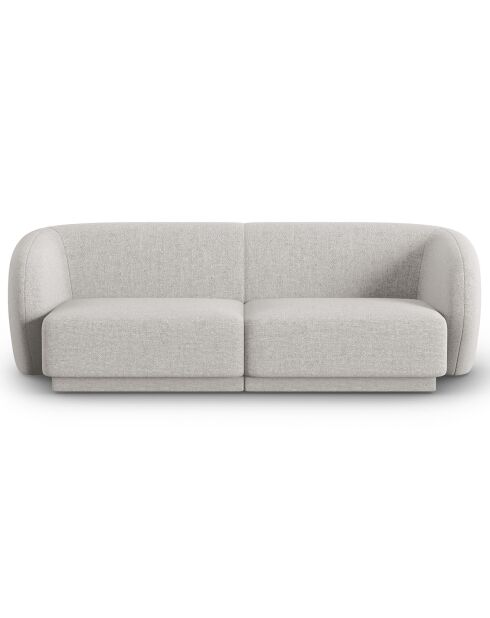 Canapé Modulaire Lionel 2 Places gris chiné - 188x93x74 cm