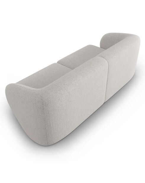 Canapé Modulaire Lionel 2 Places gris chiné - 188x93x74 cm