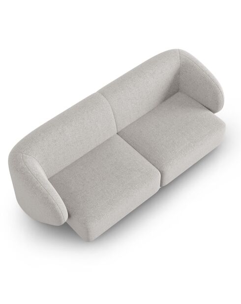 Canapé Modulaire Lionel 2 Places gris chiné - 188x93x74 cm