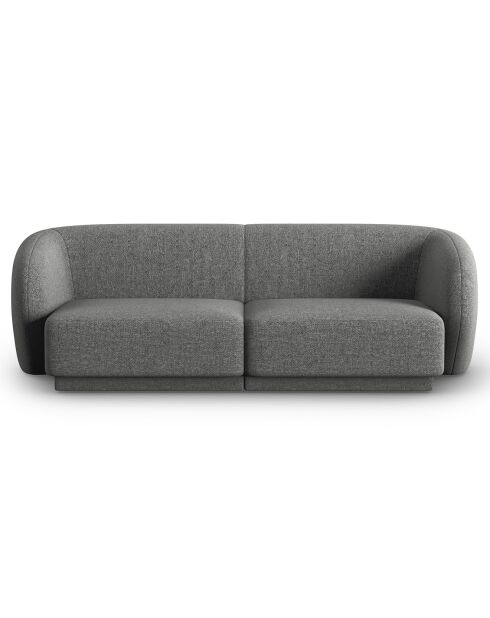 Canapé Modulaire Lionel 2 Places gris foncé - 188x93x74 cm