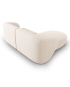 Canapé d'angle Gauche Modulaire Lionel 3 Places beige clair - 184x155x74 cm