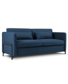 Canapé Convertible Yanis 2 Places bleu - 182x102x80 cm