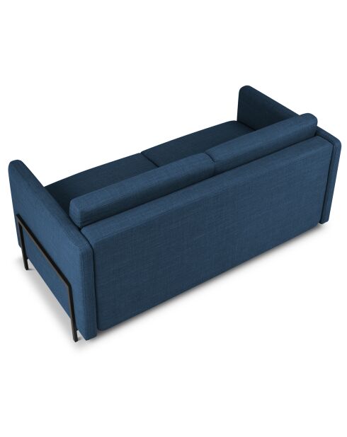 Canapé Convertible Yanis 2 Places bleu - 182x102x80 cm