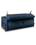 Canapé Convertible Yanis 2 Places bleu - 182x102x80 cm