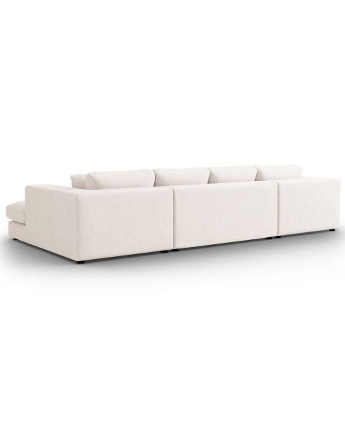 Divano panoramico bianco Trendy a 5 posti - 344x170x72 cm