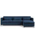 Canapé d'angle Droit Convertible avec Coffre Yanis 5 Places bleu - 280x170x80 cm