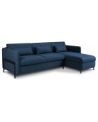 Canapé d'angle Droit Convertible avec Coffre Yanis 4 Places bleu - 260x170x80 cm