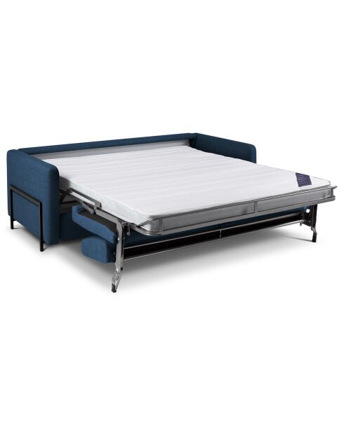 Canapé Convertible Yanis 3 Places bleu - 202x102x80 cm