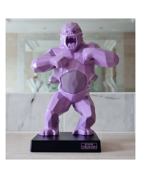 Enceinte & valise Kong parme