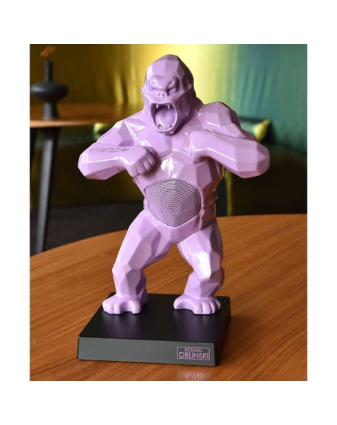 Enceinte & valise Kong parme