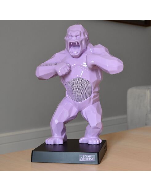 Enceinte & valise Kong parme