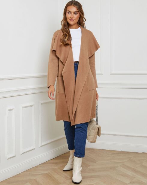 Gilet Alice camel