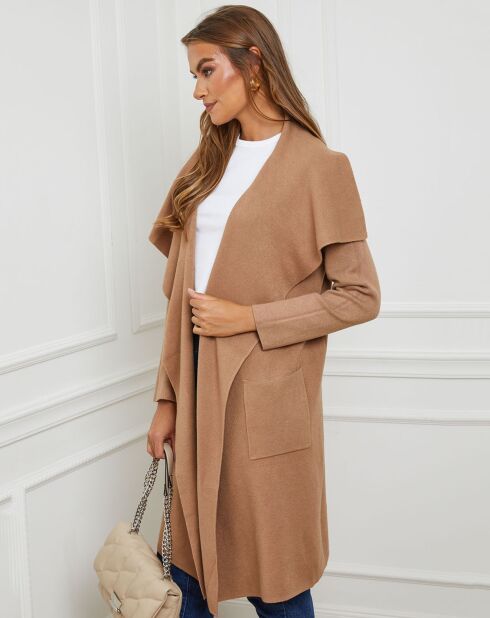 Gilet Alice camel