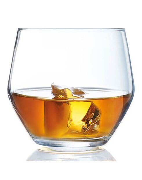 6 Verres bas Ultime Transparents - 33cl