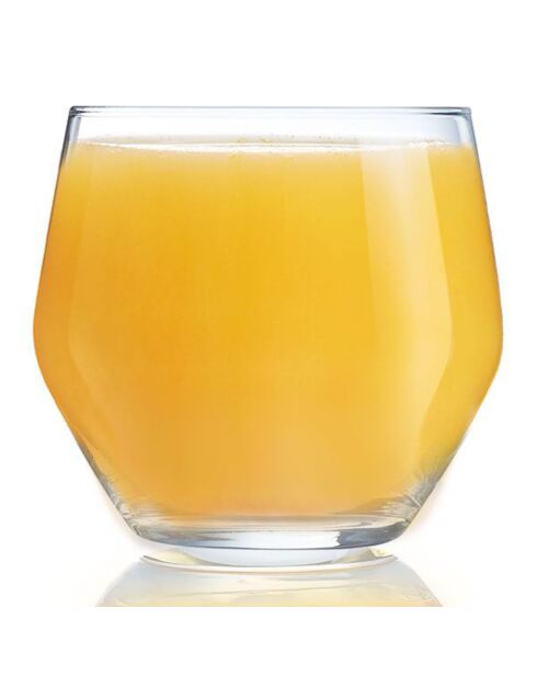6 Verres bas Ultime Transparents - 33cl