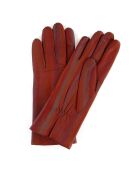 Gants en Cuir d'Agneau doublure Laine Rainbow multicolores