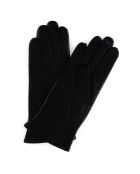 Gants en Cuir d'Agneau doublure Laine Heritage Dots noirs