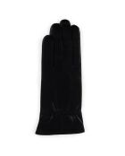 Gants en Cuir d'Agneau doublure Laine Heritage Dots noirs