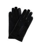 Gants en Cuir d'Agneau doublure Laine Héritage noirs