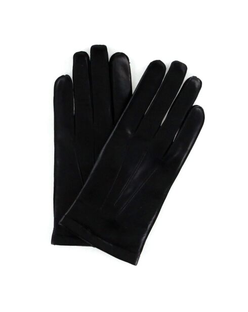 Gants en Cuir d'Agneau doublure Laine Héritage noirs