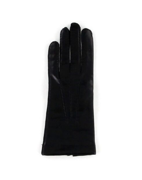 Gants en Cuir d'Agneau doublure Laine Héritage noirs