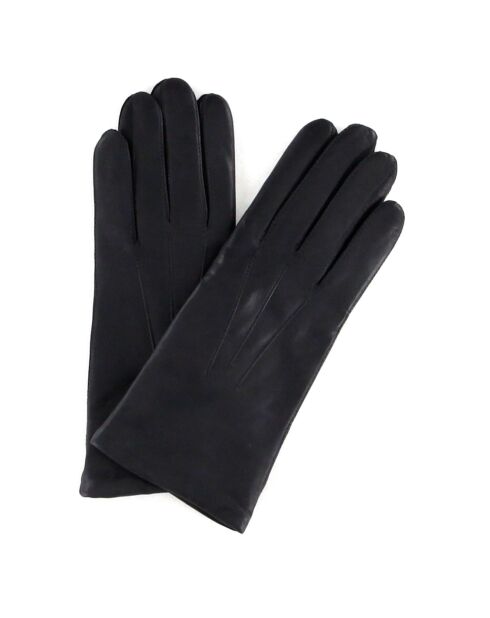 Gants en Cuir d'Agneau Montpensier gris moyen
