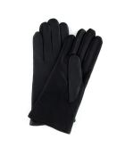 Gants en Cuir d'Agneau Montpensier gris moyen