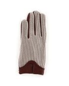 Gants en Cuir d'Agneau & Crochet Héritage nature