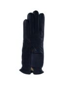 Gants en Cuir d'Agneau doublure Laine Heritage Augusta jean bleu