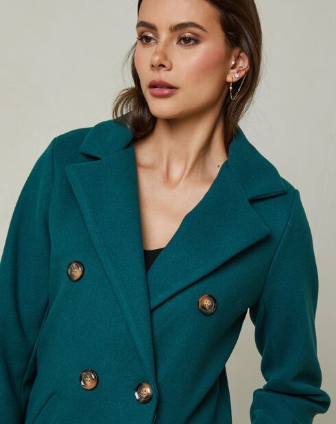 Manteau Ambre vert sapin