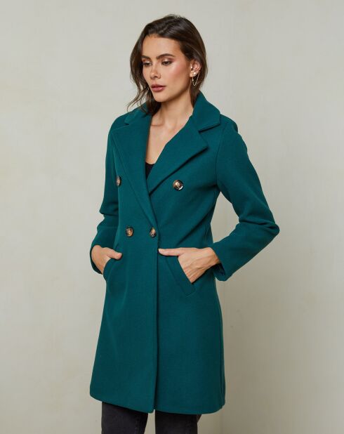 Manteau Ambre vert sapin