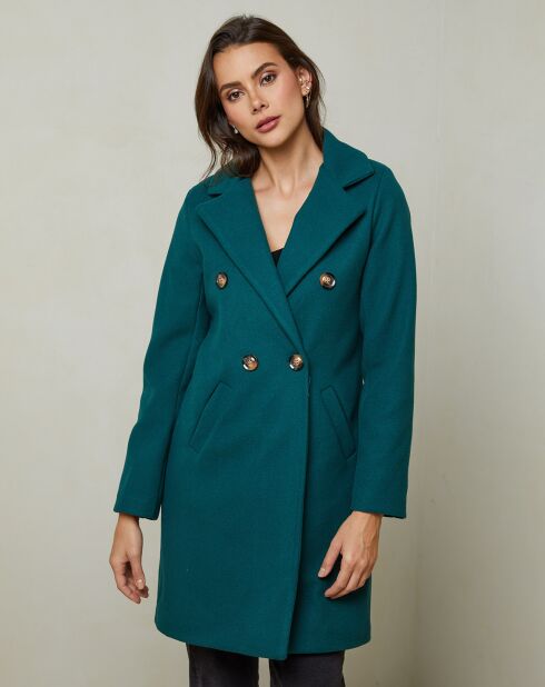 Manteau Ambre vert sapin