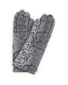 Gants en Cuir d'Agneau doublure Soie Valois gris moyen