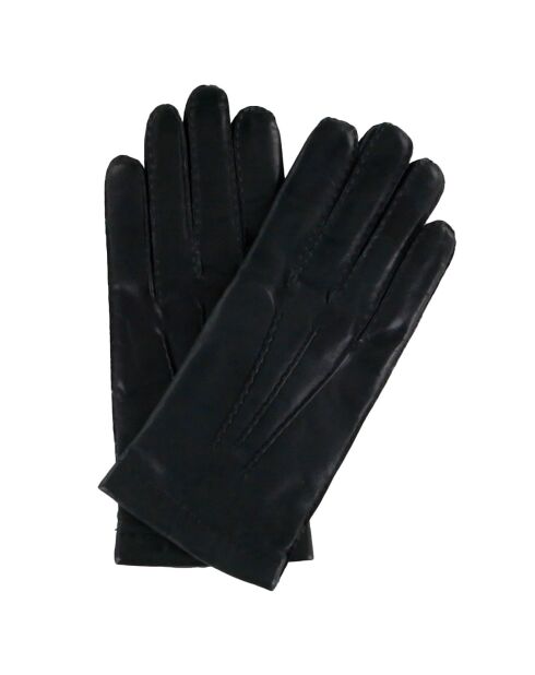 Gants en Cuir d'Agneau doublure Laine anthracite