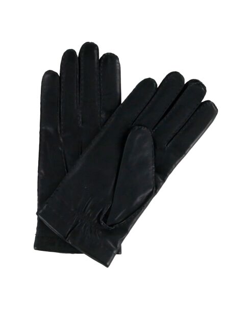 Gants en Cuir d'Agneau doublure Laine anthracite