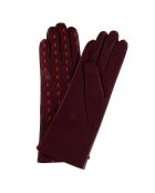 Gants en Cuir d'Agneau doublure Laine Héritage St Honoré bordeaux