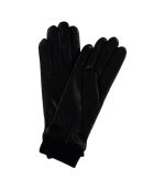 Gants en Cuir d'Agneau doublure Laine Héritage noirs