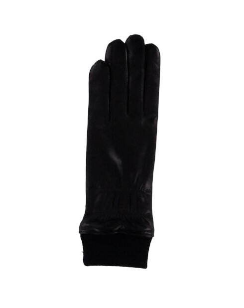 Gants en Cuir d'Agneau doublure Laine Héritage noirs