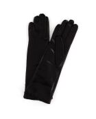 Gants en Cuir d'Agneau doublure Laine Montpensier marron foncé