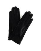 Gants en Cuir d'Agneau doublure Laine Heritage noirs