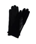 Gants en Cuir d'Agneau doublure Laine Heritage noirs