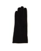 Gants en Cuir d'Agneau doublure Laine Heritage marron foncé