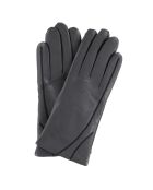 Gants en Cuir d'Agneau doublure Laine Héritage Vibes gris moyen