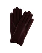 Gants en Cuir d'Agneau Héritage Gala doublure Cachemire bordeaux