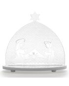 Décoration lumineuse Crèche de Nazareth transparente - 18x7x17 cm