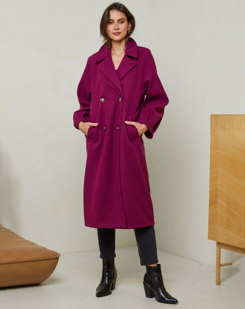 Manteau Pauline prune