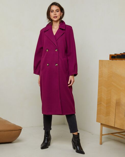 Manteau Pauline prune