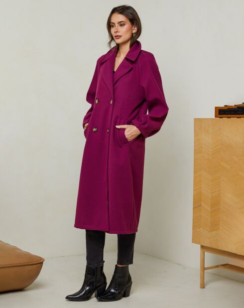 Manteau Pauline prune