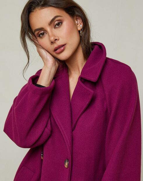 Manteau Pauline prune