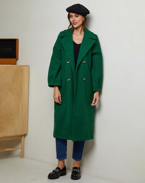 Manteau Pauline vert gucci